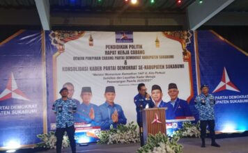 DPC Partai Demokrat Kabupaten Sukabumi Gelar Rakercab dan Konsolidasi Kader Partai Demokrat Se-Kabupaten Sukabumi Tahun 2026