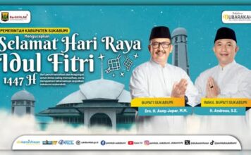 Pemerintah Kabupaten Sukabumi Mengucapkan Selamat Hari Raya Idul Fitri 1447 Hijriah