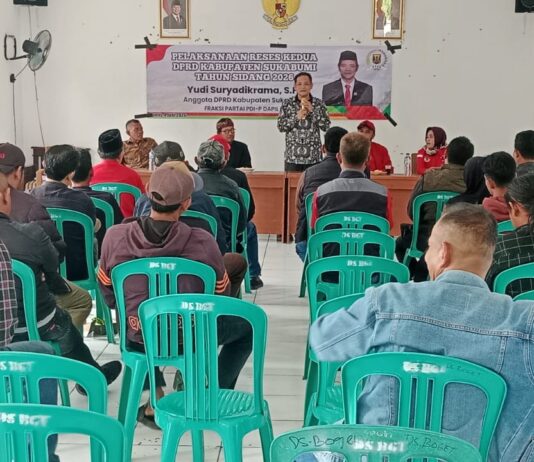 Masyarakat antusias ikuti kegiatan Reses Kedua Yudi Suryadikrama, S.H Anggota DPRD Kabupaten Sukabumi Tahun Sidang 2026